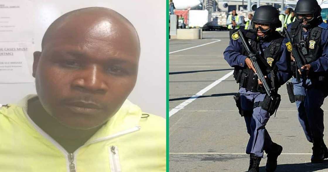 Security guard in the run arrested in Soweto. Security guard in the run arrested in Soweto.
