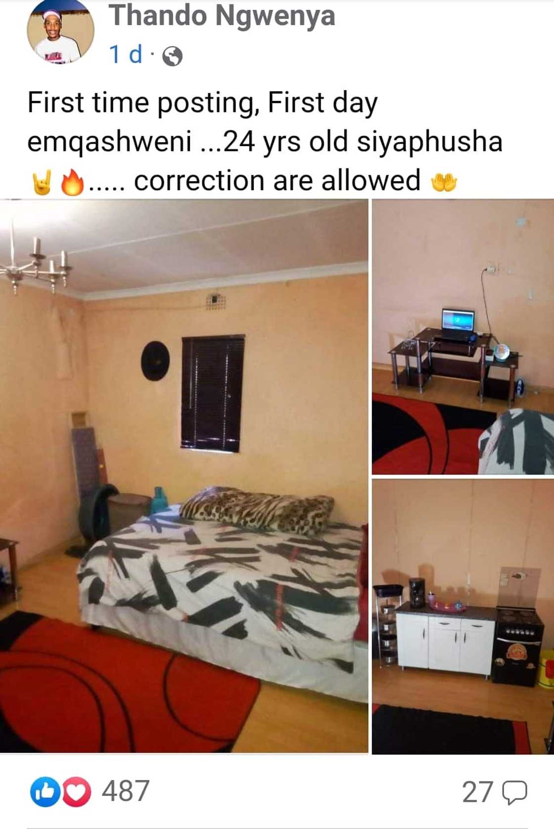 Thando's room boasts some beautiful furniture pieces and decorations. Thando's room boasts some beautiful furniture pieces and decorations.