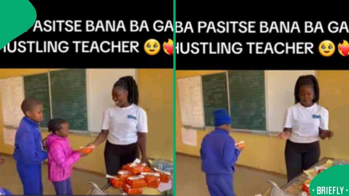 A South African teacher spoiled her pupils with a meal celebrating end of term A South African teacher spoiled her pupils with a meal celebrating end of term