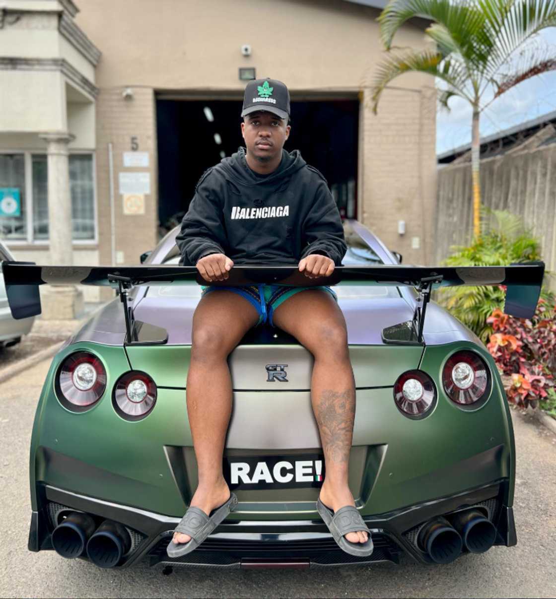 Andile Mpisane claimed he struggled when growing up.