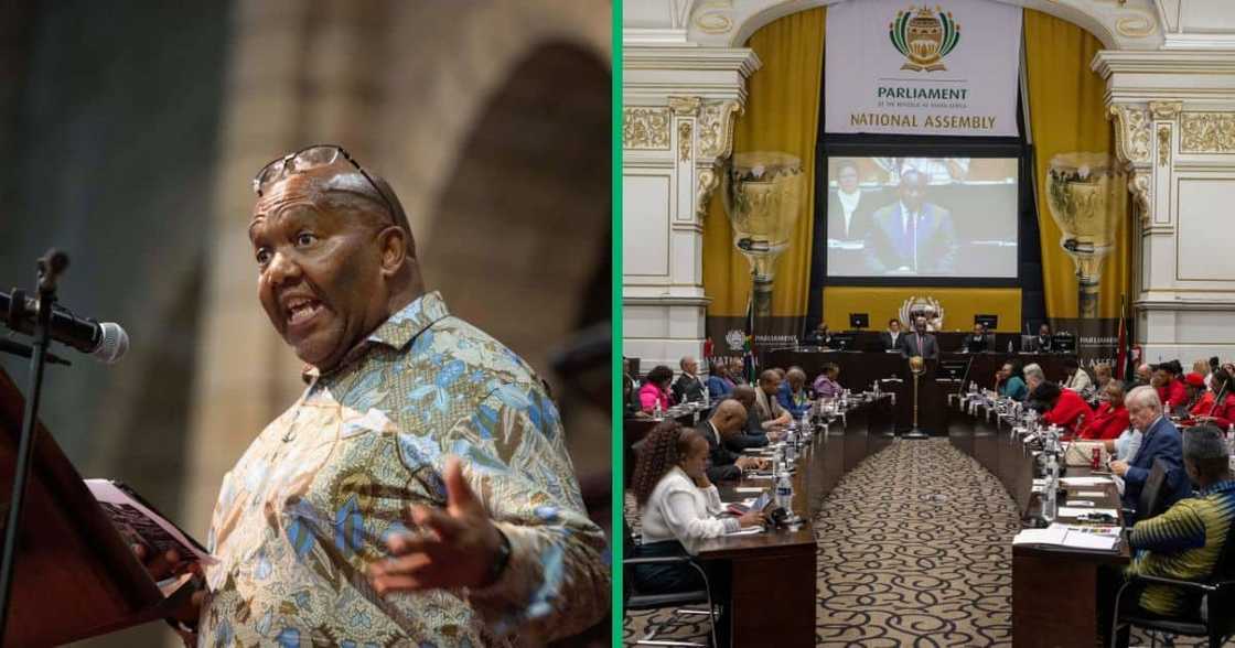 National Assembly Speaker Solomon Tsenoli turned down ATM leader Vuyo Zungula's request for a rand manipulation debate National Assembly Speaker Solomon Tsenoli turned down ATM leader Vuyo Zungula's request for a rand manipulation debate
