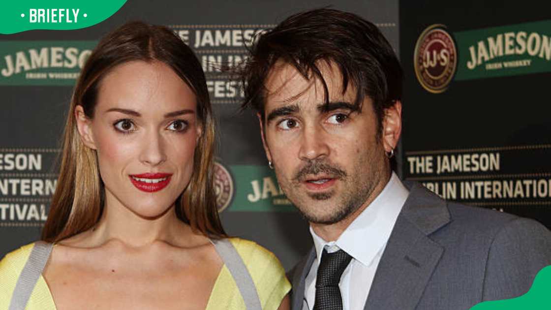 Alicja Bachleda and Colin Farrell at the Dublin premiere of "Ondine"