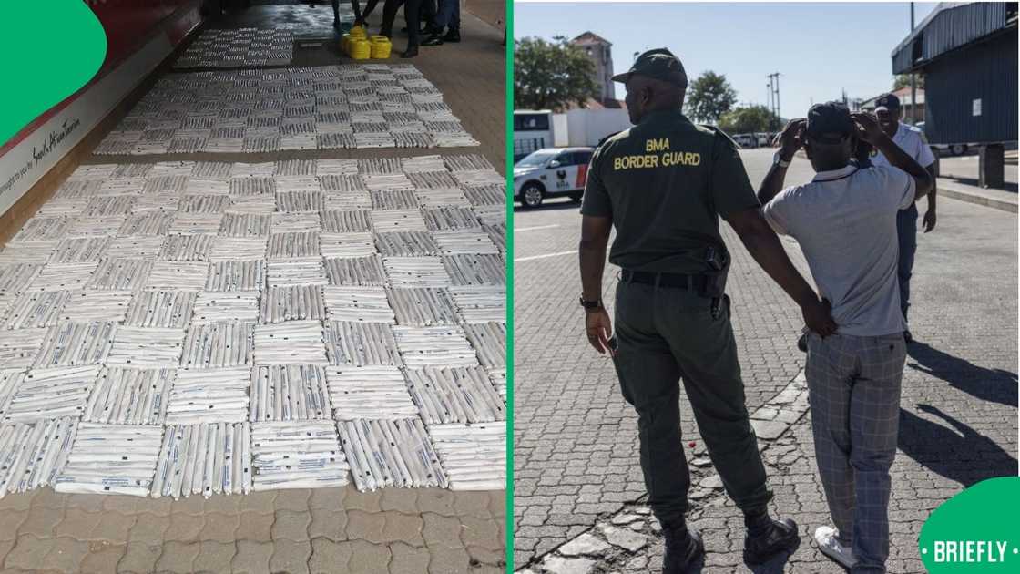 The South African Police Service arrested a man for trying to smuggle explosives from Zimbabwe into South Africa The South African Police Service arrested a man for trying to smuggle explosives from Zimbabwe into South Africa