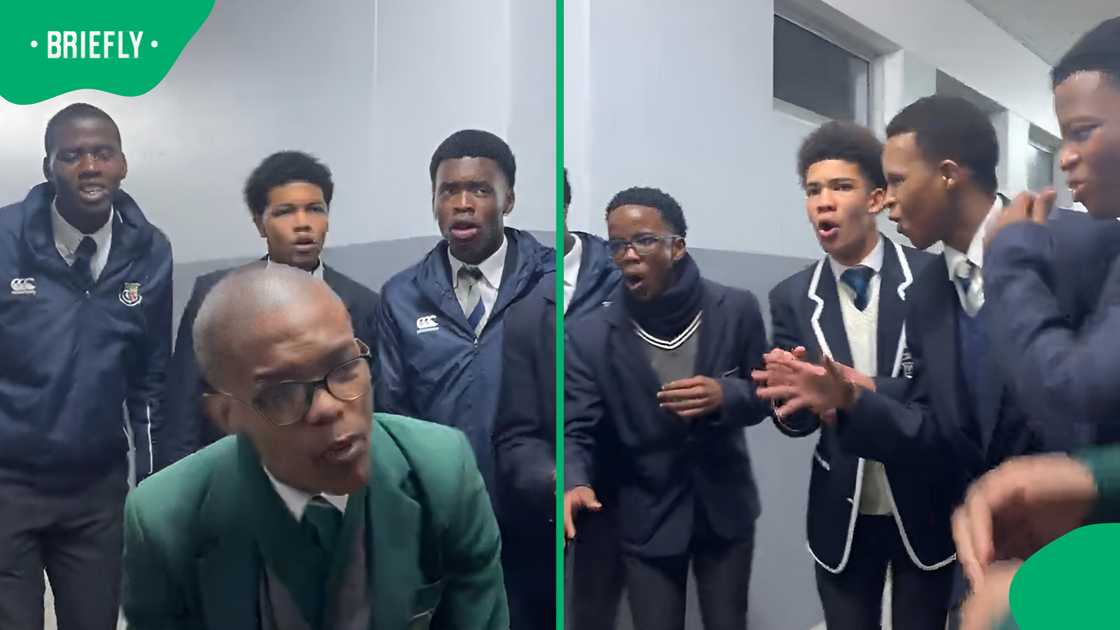 School learners’ Gwijo performance goes viral as Mzansi praises powerful acapella moment School learners’ Gwijo performance goes viral as Mzansi praises powerful acapella moment