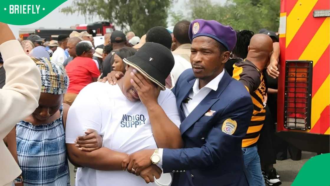 Parents were devastated after visiting the scene of the fatal Vaal crash