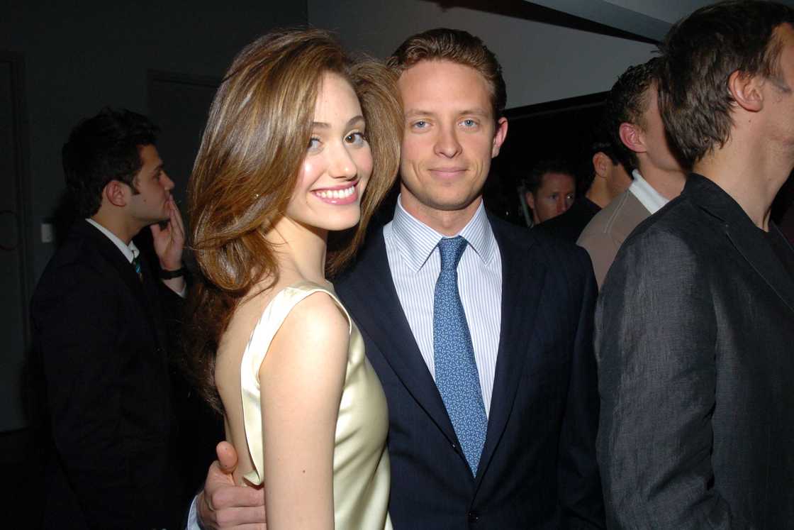 Emmy Rossum and David Wildenstein at Splashlight Studios Emmy Rossum and David Wildenstein at Splashlight Studios