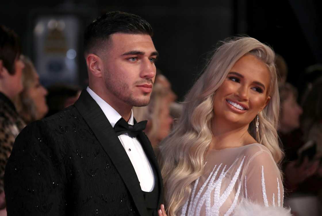 Mae and Tommy Fury attend the National Television Awards