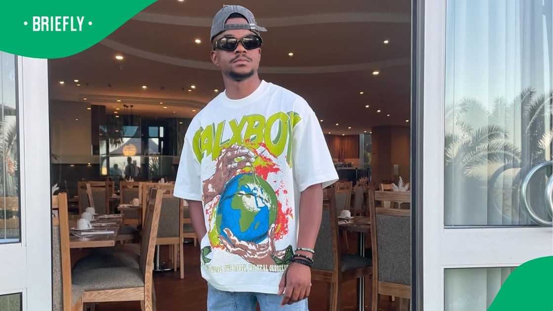 Uyanda Hlangabezo impressed fans with his fashion sense. Uyanda Hlangabezo impressed fans with his fashion sense.
