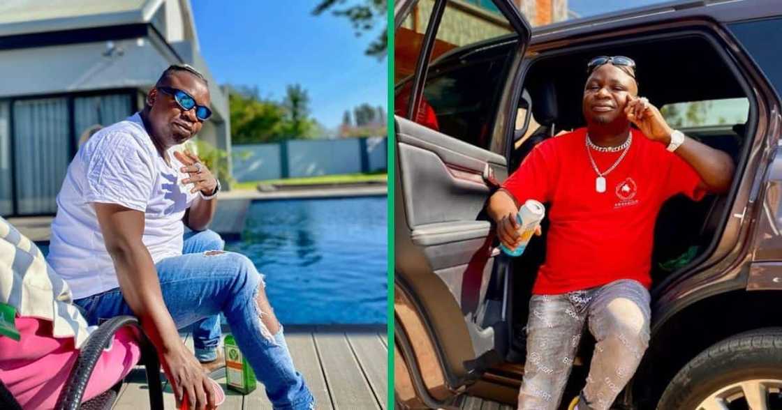 Deported music producer Mr Brown has welcomed his baby boy. Deported music producer Mr Brown has welcomed his baby boy.