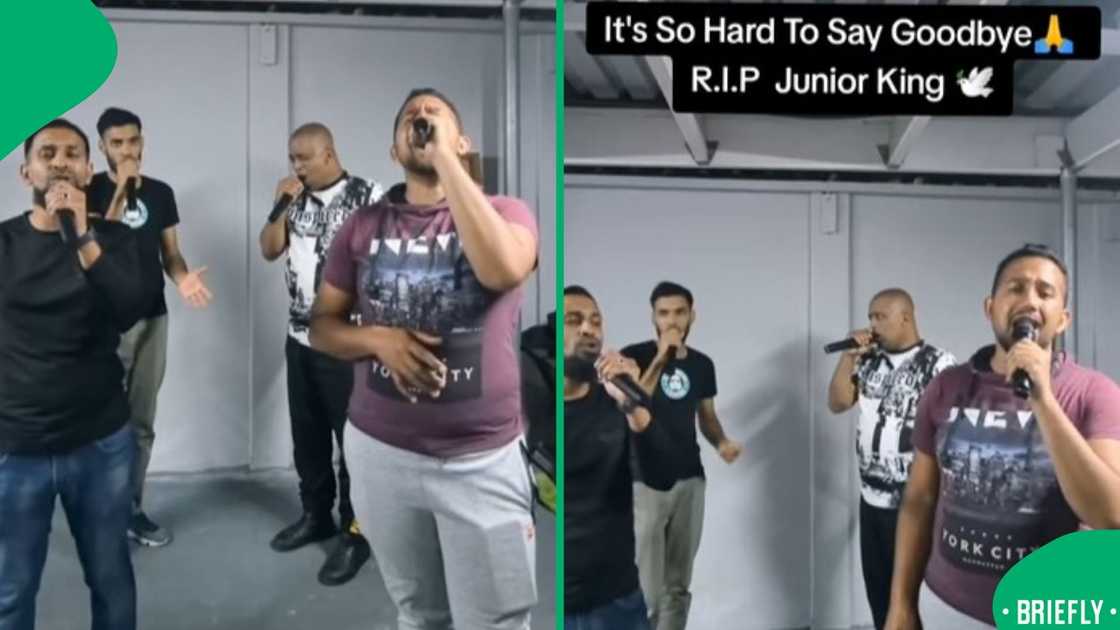 The Cape Town boy band sang a tribute to the late Junior King The Cape Town boy band sang a tribute to the late Junior King
