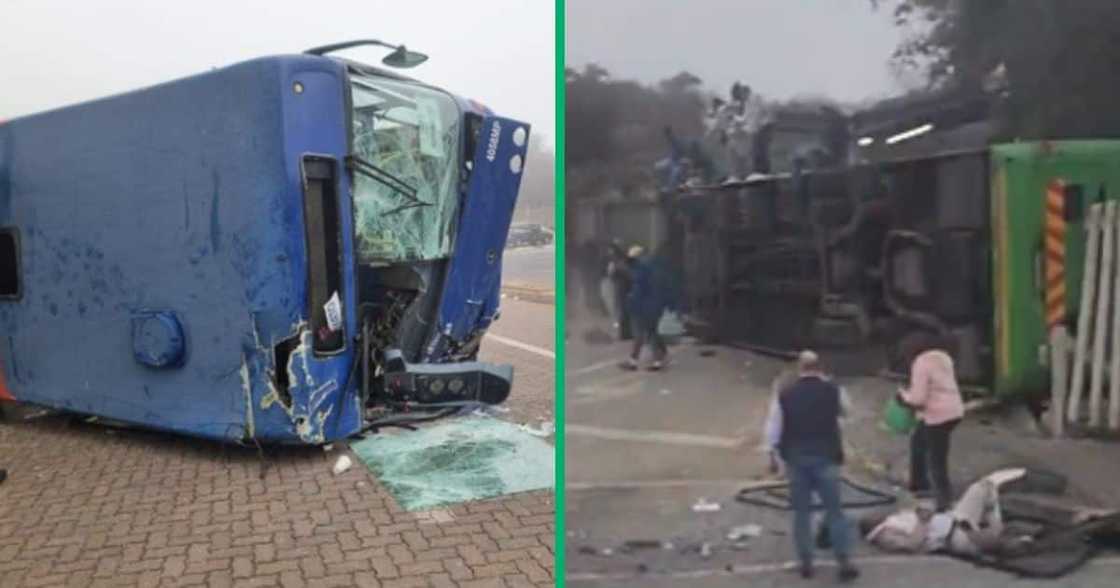 Two buses collided outside UJ's Kingsway campus resulting in multiple injuries Two buses collided outside UJ's Kingsway campus resulting in multiple injuries