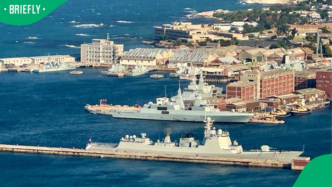 Warships from South Africa, China, Russia and Iran gather at Simon's Town Naval Base