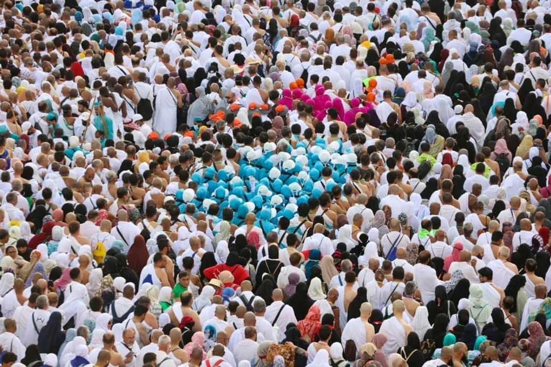 Muslim worshippers gather at the Grand Mosque in the holy city of Mecca Muslim worshippers gather at the Grand Mosque in the holy city of Mecca