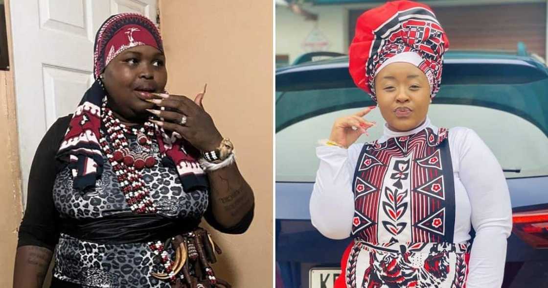 Gogo Maweni responded to Gogo Skhotheni's video. Gogo Maweni responded to Gogo Skhotheni's video.