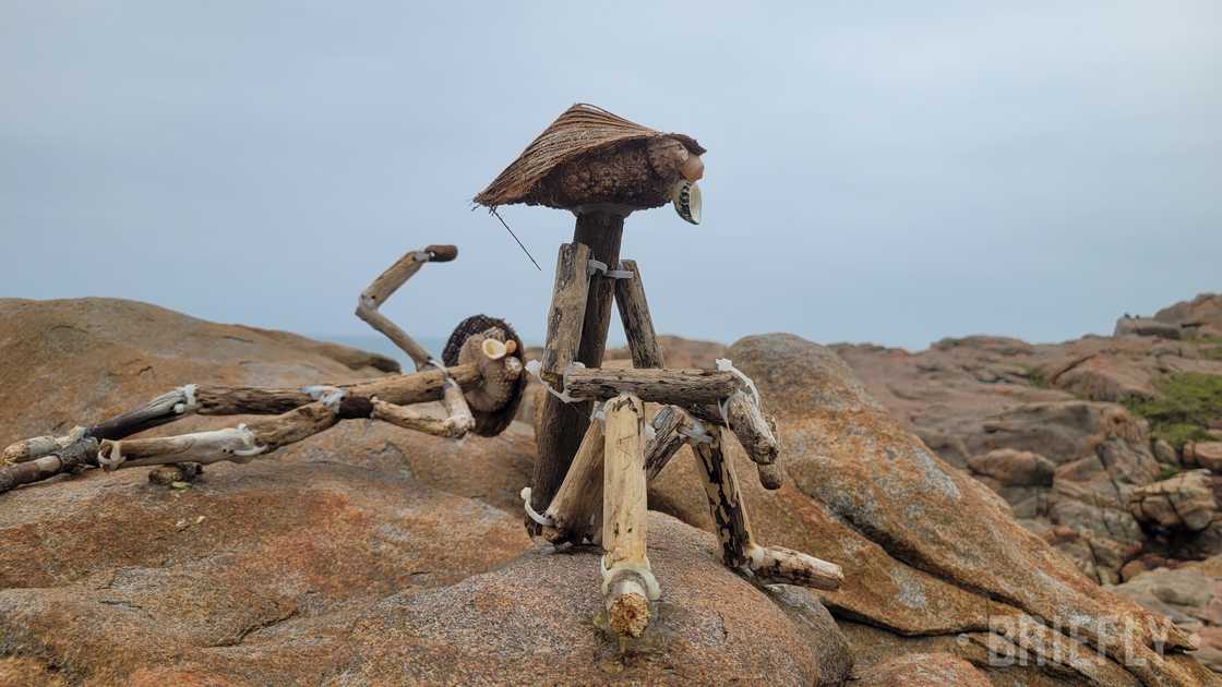 Driftwood artwork along the Ramsgate Ramble trail Driftwood artwork along the Ramsgate Ramble trail