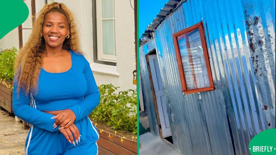 A TikTokker showed off a cosy shack A TikTokker showed off a cosy shack