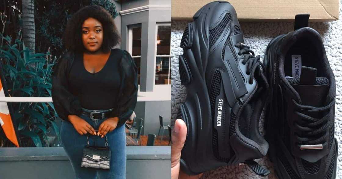 Lady buys Steve Madden sneakers Lady buys Steve Madden sneakers