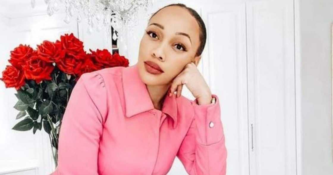 Thando Thabethe breaks her toe in freak accident while working out Thando Thabethe breaks her toe in freak accident while working out