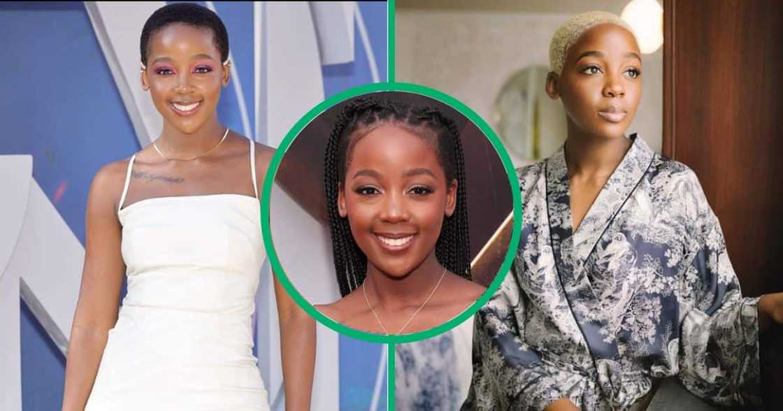 Thuso Mbedu serves legs in Paris Thuso Mbedu serves legs in Paris