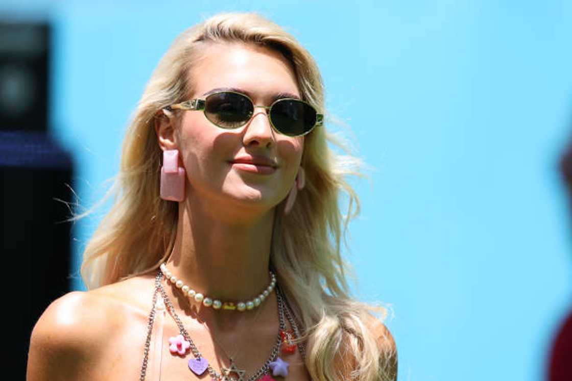 Veronika Rajek at the F1 Crypto.com Miami Grand Prix. Veronika Rajek at the F1 Crypto.com Miami Grand Prix.