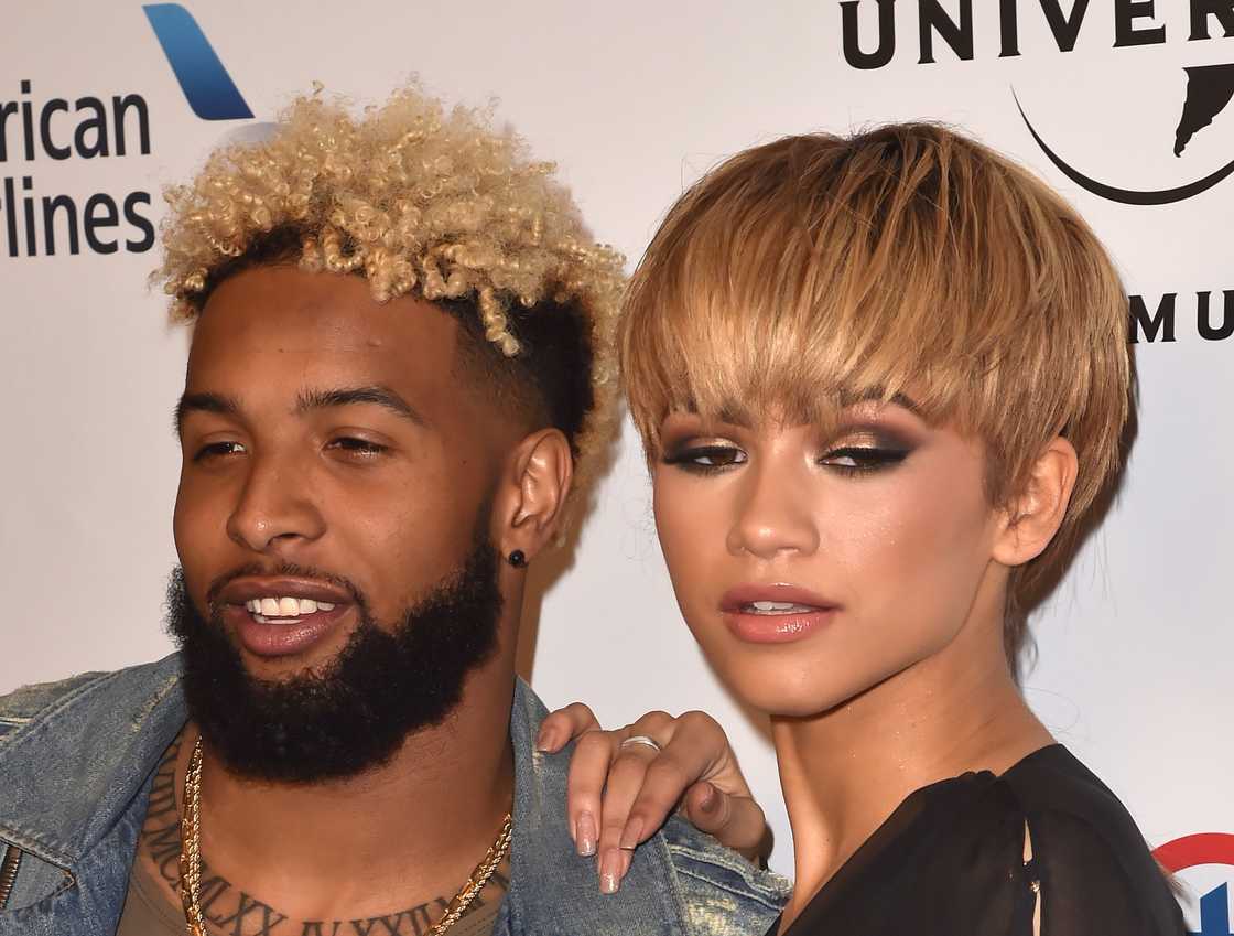 Odell Beckham, Jr. and Zendaya in Los Angeles