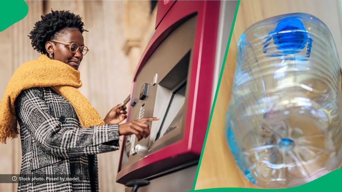 Woman opens 5L piggy bank in TikTok video Woman opens 5L piggy bank in TikTok video