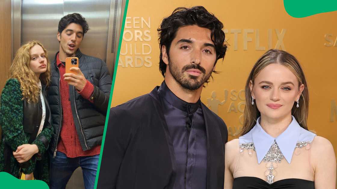 Taylor Zakhar Perez and Joey King at the SAG Awards Taylor Zakhar Perez and Joey King at the SAG Awards