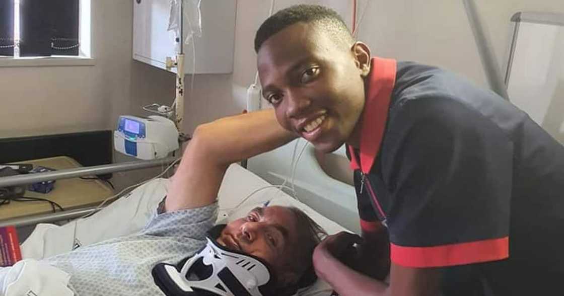 Man Says Thanks to Nurse Who Helped Him Through 8 Weeks at Hospital Man Says Thanks to Nurse Who Helped Him Through 8 Weeks at Hospital