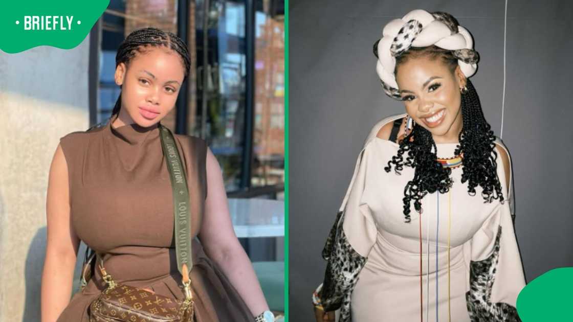 Coco Ntshanhase has flaunted a pricy R60,000 Louis Vuitton bag. Coco Ntshanhase has flaunted a pricy R60,000 Louis Vuitton bag.
