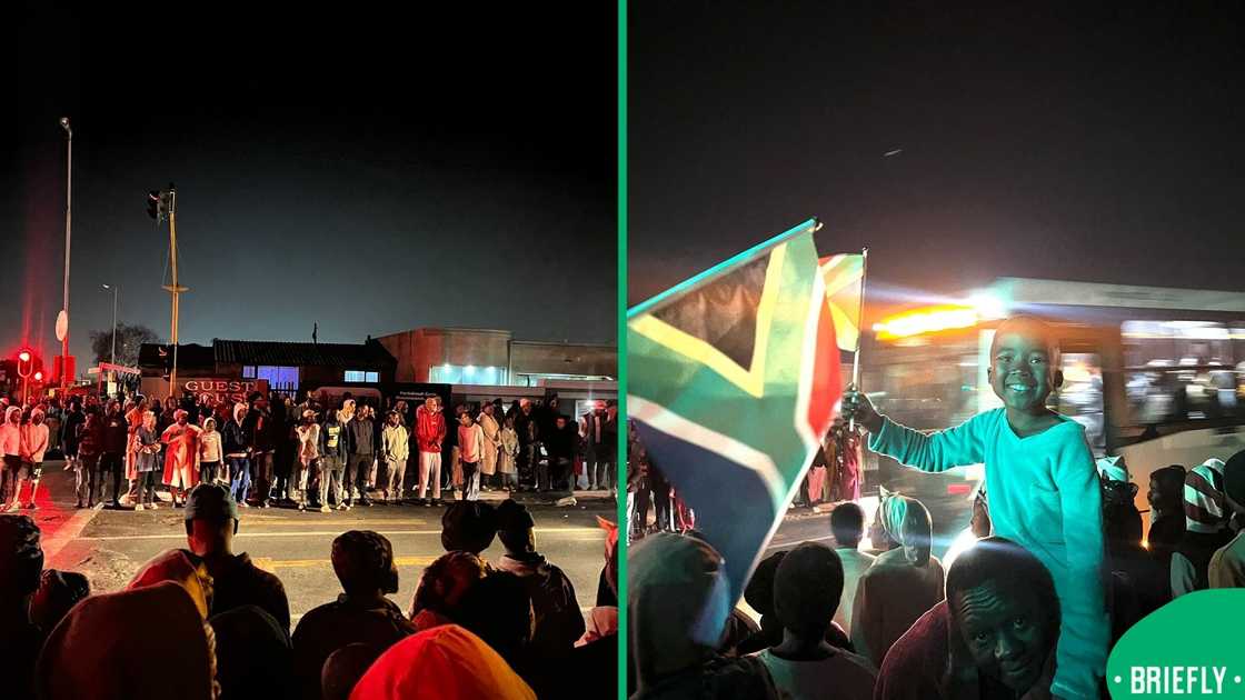 SA celebrating