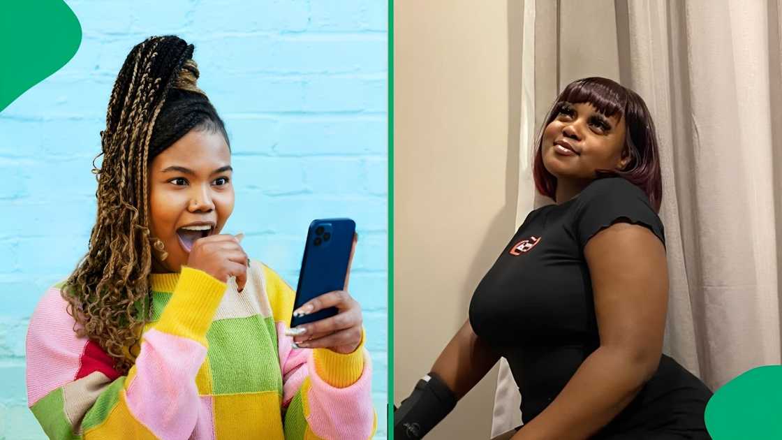 Mzansi people were stunned by a young woman's sneaky outfit change