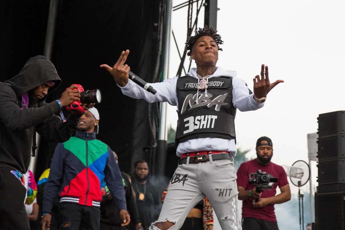 Rapper YoungBoy Never Broke Again in Dallas, Texas. Rapper YoungBoy Never Broke Again in Dallas, Texas.