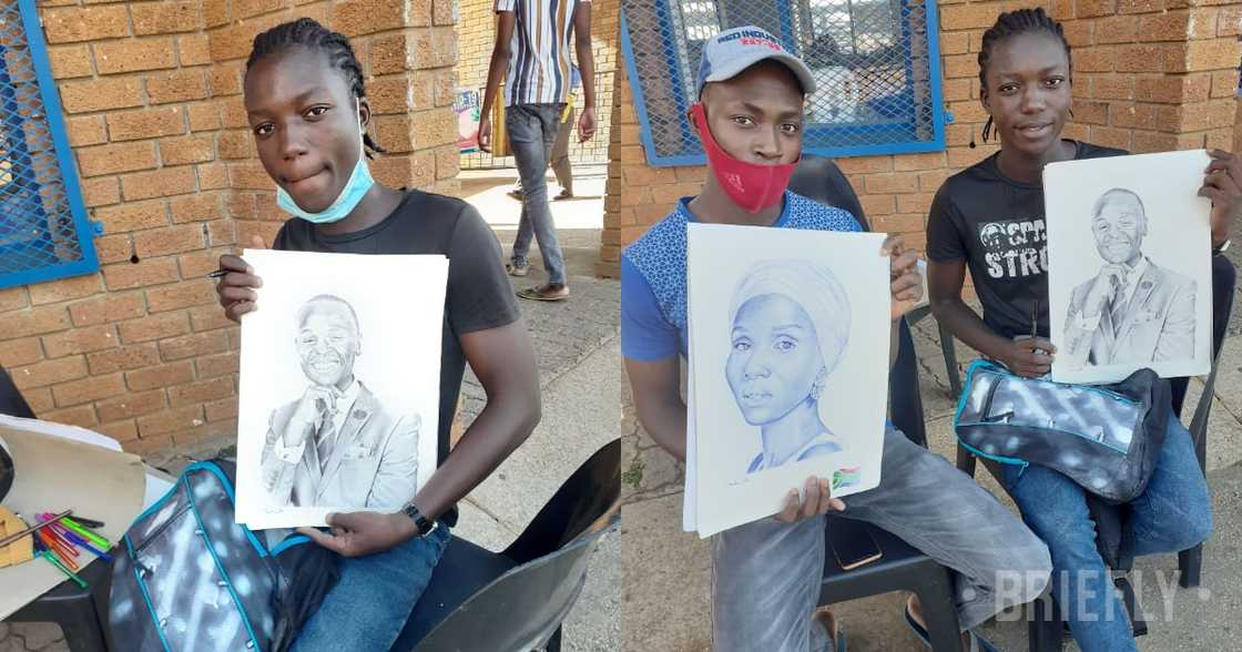 Village artist stuns South Africans with beautiful artwork Village artist stuns South Africans with beautiful artwork