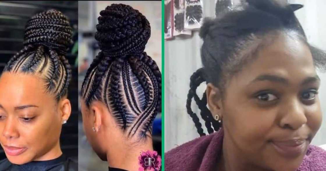 A woman who claimed not to like complaining sat and watched a stylist doing the opposite of what she had asked for. A woman who claimed not to like complaining sat and watched a stylist doing the opposite of what she had asked for.