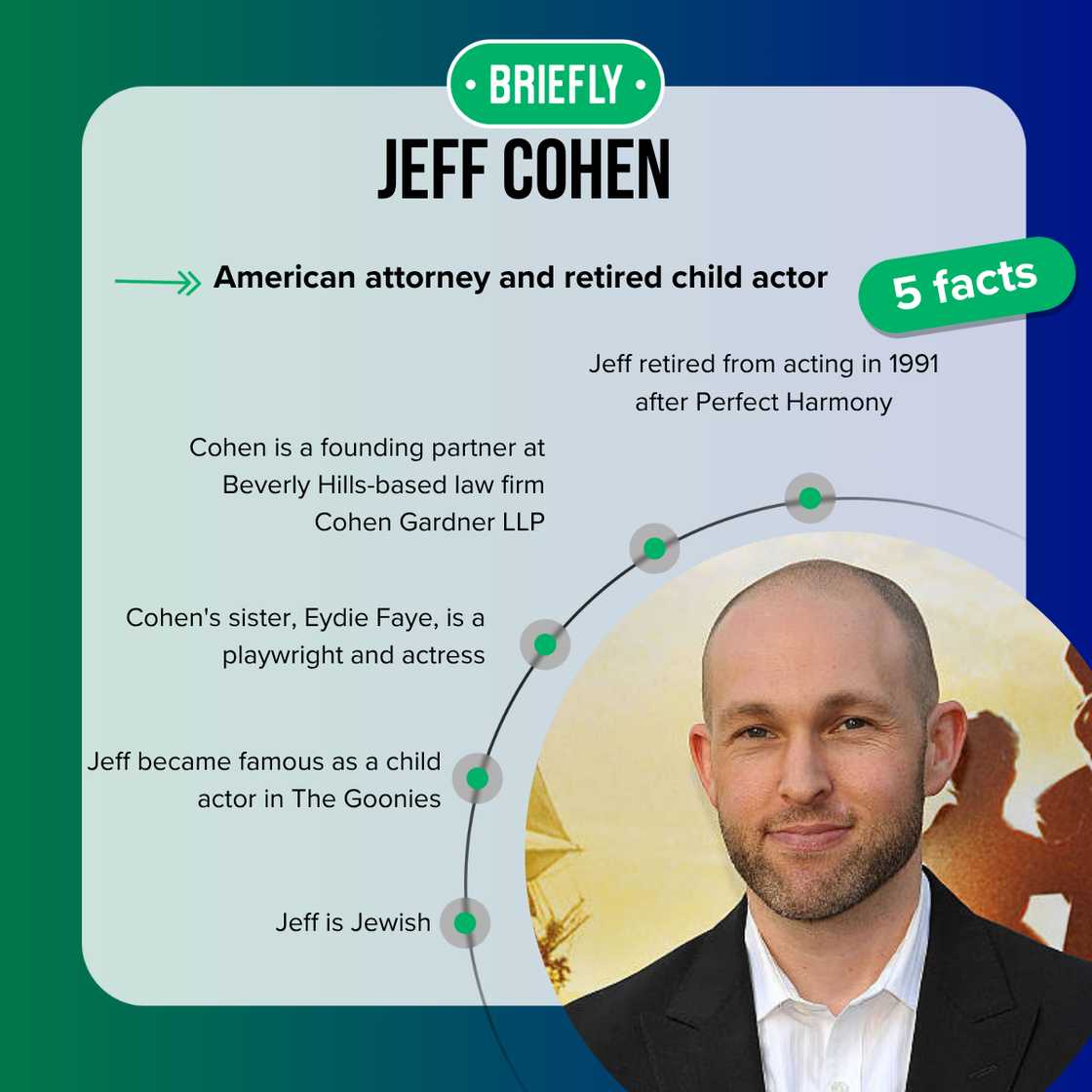 Jeff Cohen at "The Goonies" 25th Anniversary event