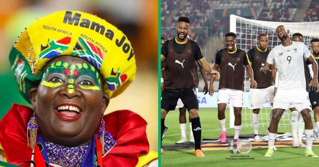 Mama Joy was named fan of the match after Bafana won against Morocco, her recognition left South Africa divided. Mama Joy was named fan of the match after Bafana won against Morocco, her recognition left South Africa divided.