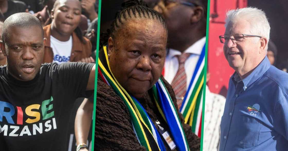 Prominent political heads, including Songezo Zibi, Naledi Pandor and Alan Winde, make their mark in the 2024 General Election. Prominent political heads, including Songezo Zibi, Naledi Pandor and Alan Winde, make their mark in the 2024 General Election.