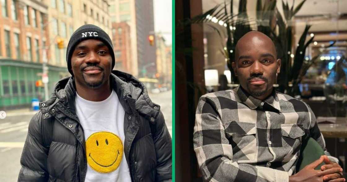 SABC's YoTv child star Dr Musa Mthombeni in New York with his wife SABC's YoTv child star Dr Musa Mthombeni in New York with his wife