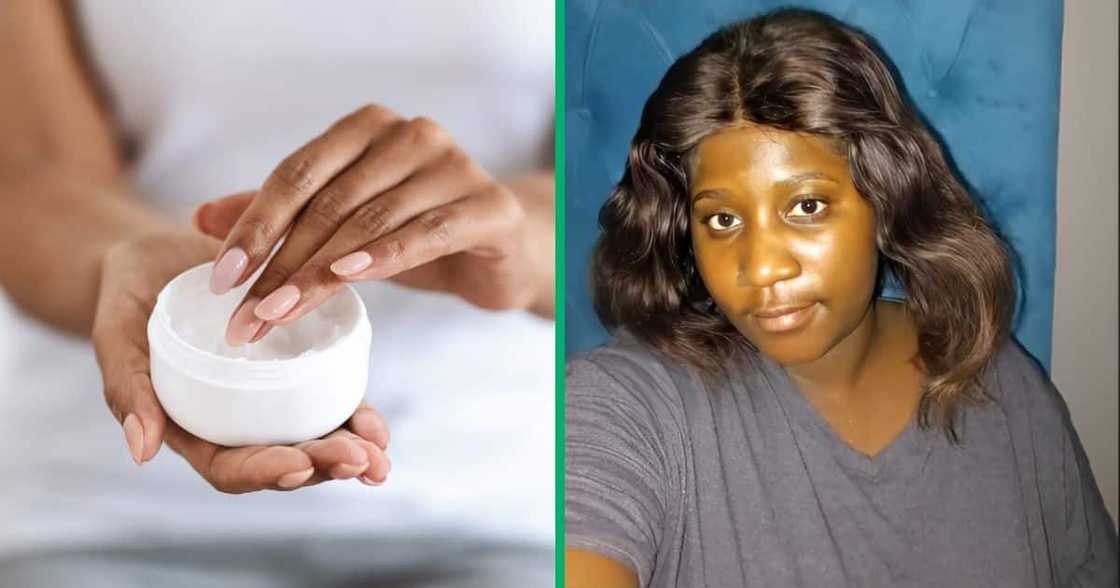 A woman shared TikTok videos of herself relaxing her human hair wigs A woman shared TikTok videos of herself relaxing her human hair wigs