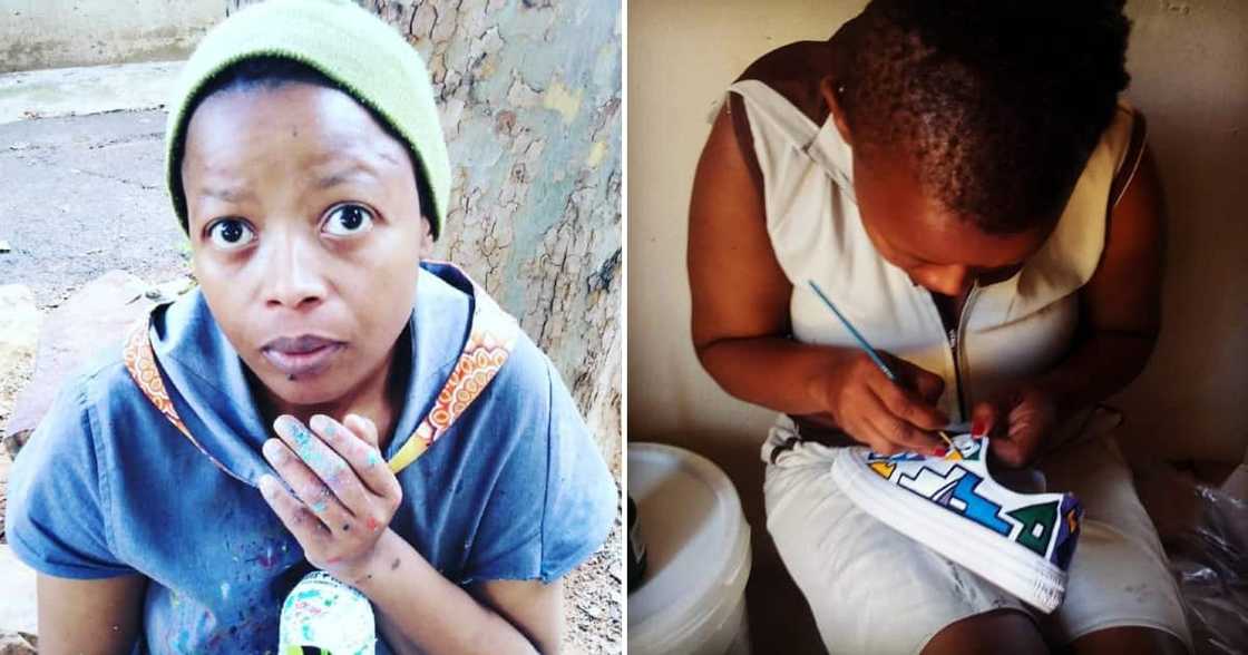 A single mom from Maboneng is working hard with her sneaker business A single mom from Maboneng is working hard with her sneaker business