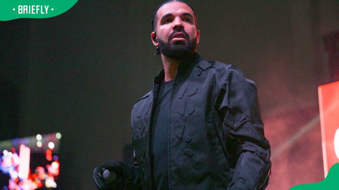 The hip-hop star Drake at the Forbes Arena in 2022