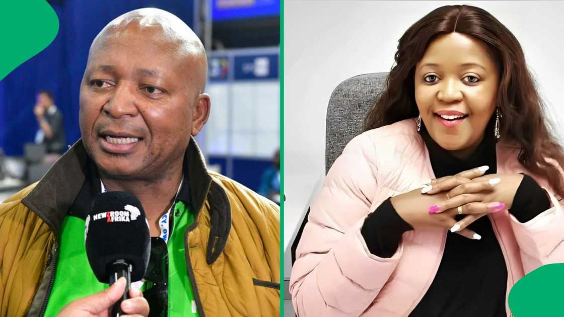 The Patriotic Alliance's Kenny Kunene condemned SABC employee Nobuntu Mkhize's conduct on a FlySafair flight The Patriotic Alliance's Kenny Kunene condemned SABC employee Nobuntu Mkhize's conduct on a FlySafair flight