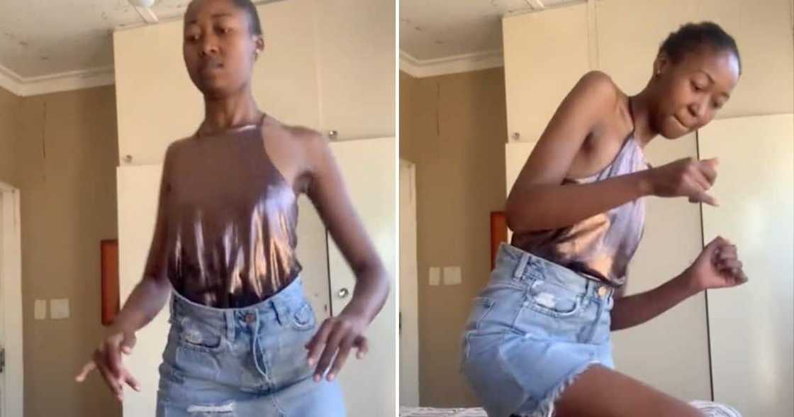 Woman share cute video of her dance moves. Woman share cute video of her dance moves.
