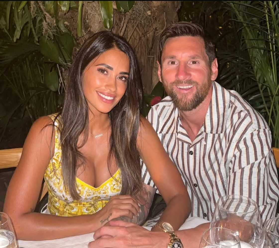 Lionel Messi and Wife Antonela Spotted on Kiss Cam at Coldplay Concert in Miami Lionel Messi and Wife Antonela Spotted on Kiss Cam at Coldplay Concert in Miami