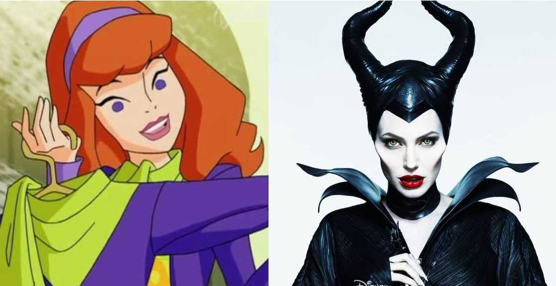 Daphne Blake and Maleficent Daphne Blake and Maleficent