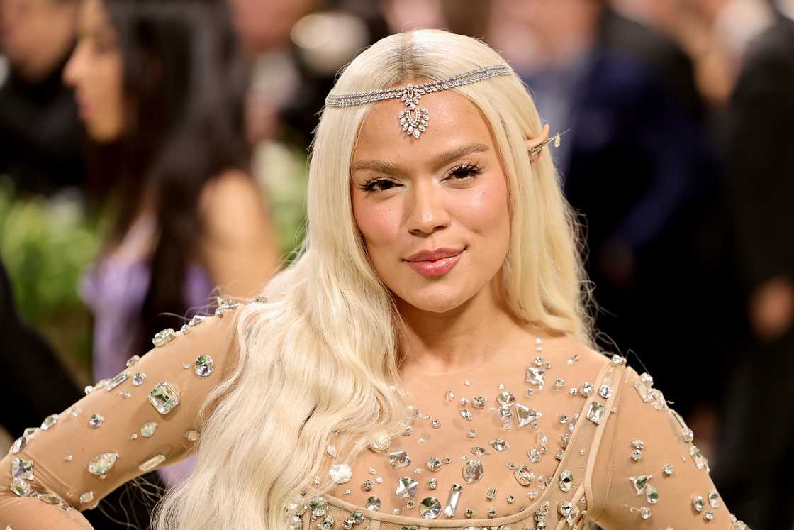 Karol G attends The Met Gala Celebrating "Sleeping Beauties: Reawakening Fashion" at The Metropolitan Museum of Art in New York City Karol G attends The Met Gala Celebrating "Sleeping Beauties: Reawakening Fashion" at The Metropolitan Museum of Art in New York City