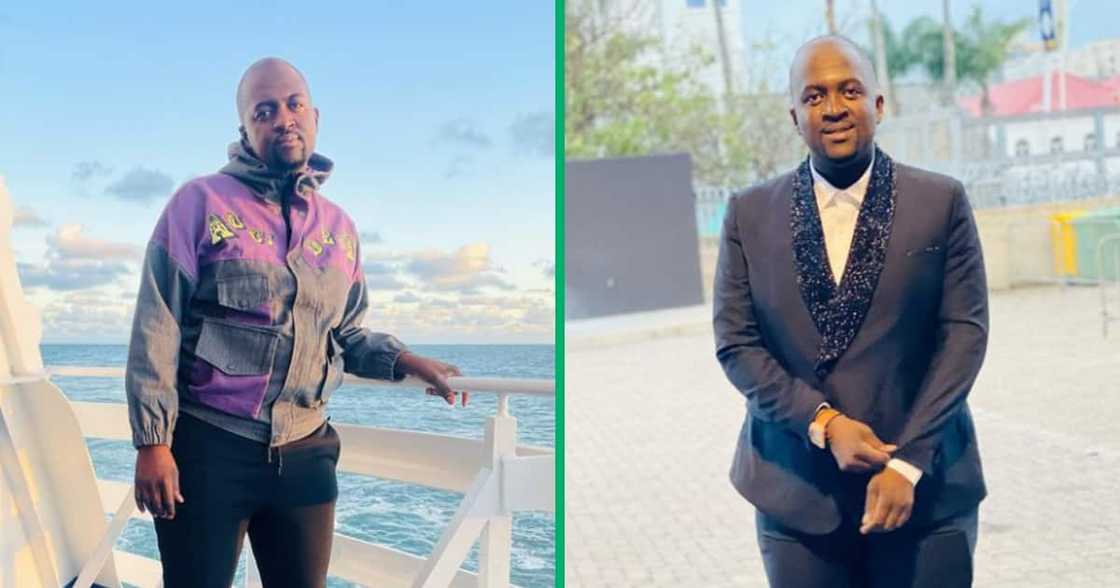 Thapelo Molomo said he works as a vocalist not a waiter, on a cruise ship Thapelo Molomo said he works as a vocalist not a waiter, on a cruise ship