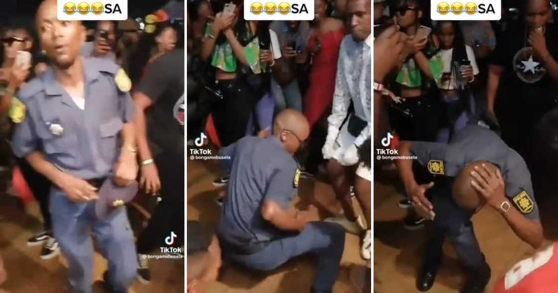 Video of cop partying in police uniform