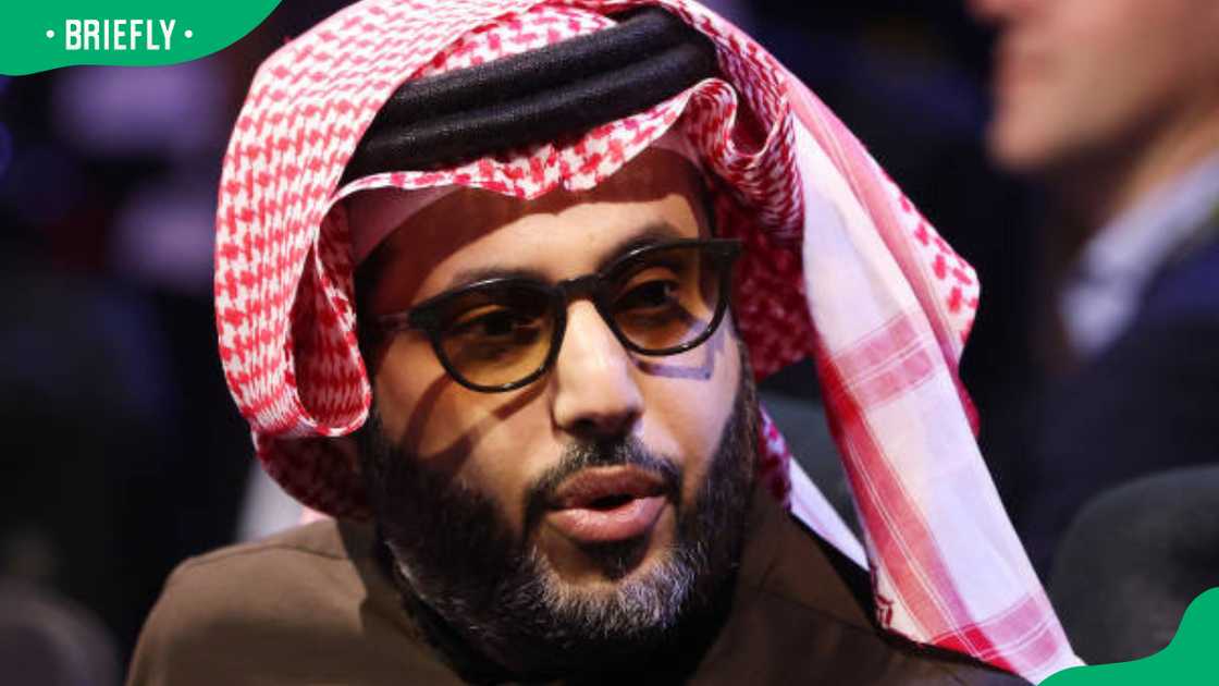 Turki Alalshikh during the WBO Interim World Light Heavyweight Title fight Turki Alalshikh during the WBO Interim World Light Heavyweight Title fight