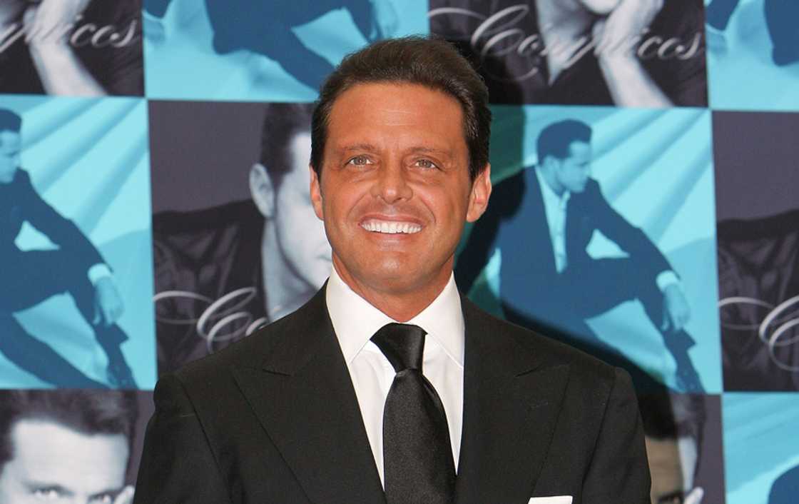 Singer Luis Miguel attends a photocall to promote the launch of his new album, "Complices" at C Espanol in Mexico, Mexico City